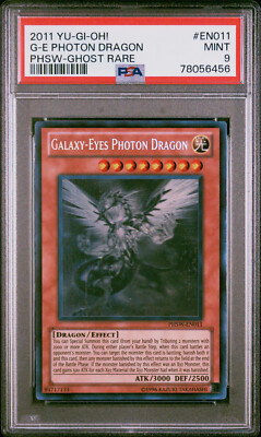 Yugioh Galaxy-Eyes Photon Dragon PHSW-EN011 Ghost Rare PSA 9-image