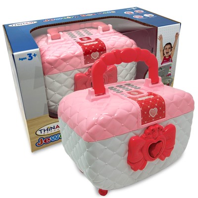 Playful Minds Jewelry Box Safe – Light & Sound, PIN & Fingerprint Scanner 3+-image