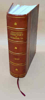 Richmond, Virginia, City Directory Volume 2 1889 [Leather Bound]-image