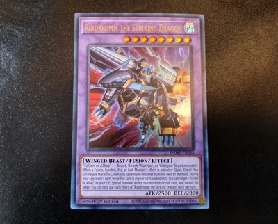 Rindbrumm the Striking Dragon PHHY-EN034 Ultra Rare 1st Edition Yugioh Card NM-image