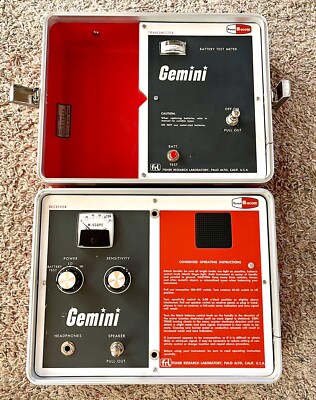 Fisher M-Scope Gemini Metal Detector Gem Untested For Parts or Repair-image