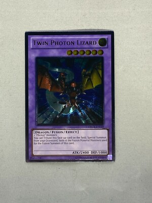 Yu-Gi-Oh! Ultimate Rare Twin Photon Lizard ORCS-EN039-image