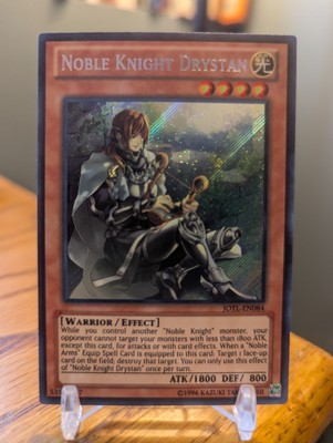 Noble Knight Drystan JOTL-EN084 Secret Rare Yu-Gi-Oh Judgment of Light LP-image