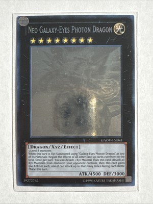 Neo Galaxy-Eyes Photon Dragon UNLIM Ghost Rare GAOV-EN041 Yu-Gi-Oh! NM-image