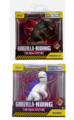 Godzilla X Kong The New Empire Godzilla Shimo Jada Metalfigs Key Chains New 2024-image