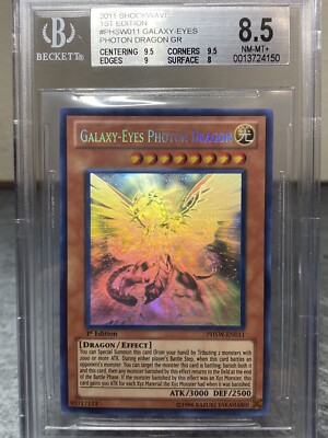 BGS 8.5 Galaxy-Eyes Photon Dragon Ghost Rare 1st Ed PHSW-EN011 Yugioh NM/MT+-image