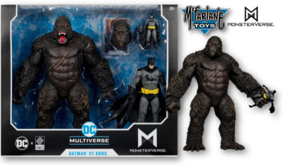 McFarlane Toys Justice League vs Monsterverse: Batman vs. Kong-image