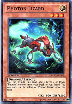Photon Lizard NUMH-EN023 Yu-Gi-Oh! Card 1st Edition Light Play-image