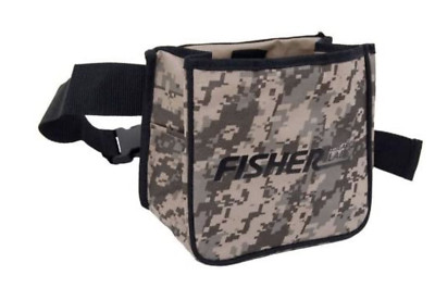 Fisher New 2 Pocket Camo Recovery Pouch Bag for Metal Detecting-image