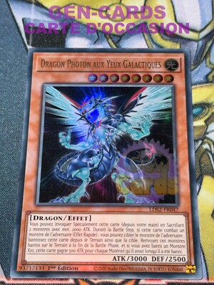 Yu Gi Oh DRAGON PHOTON GALACTIC EYES CARD LDS2-FR047 1st Edition-image