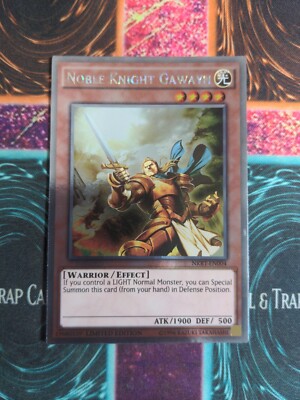 Yu-Gi-Oh! Noble Knight Gawayn NKRT-EN004 Limited Platinum Rare NM/LP-image