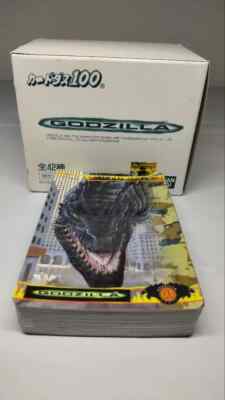 Bandai Godzilla 1998 Carddass 42 cards complete edition box opened-image