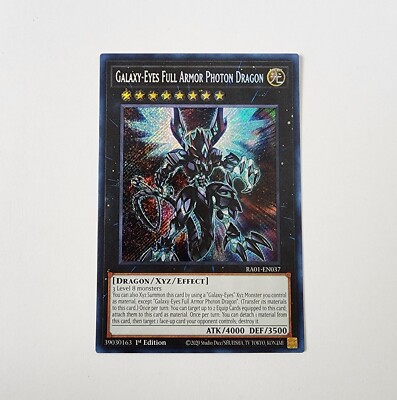 Galaxy-Eyes Full Armor Photon Dragon - RA01-EN037 - Secret Rare - NM - Yugioh-image
