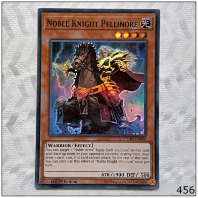 Noble Knight Pellinore - CYHO-EN090 - Super Rare 1st Edition Yugioh-image
