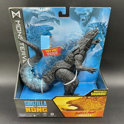 Godzilla vs Kong Monster Verse Battle Roar Sounds 7” GODZILLA Battle Figure NIB-image