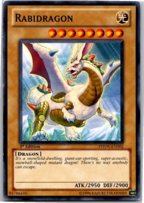 Yugioh Yu-Gi-Oh Rabidragon PHSW-EN002 1st Edition Photon Shockwave-image