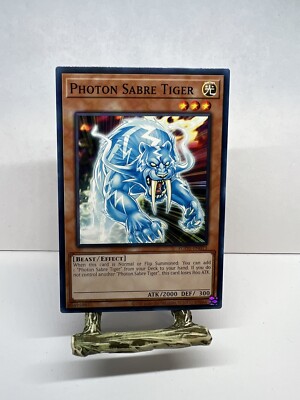 YuGiOh TCG Photon Sabre Tiger EGO1-EN013 Konami Card-image