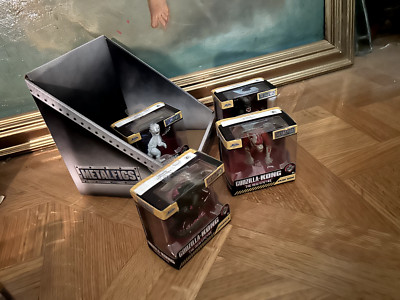 Godzilla x Kong The New Empire NEW 2024 Jada Metalfigs  SET OF 4 & Display Box-image
