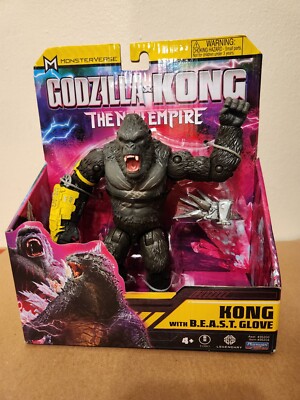 KONG w/ BEAST Glove 6” Figure Godzilla X Kong The New Empire 2024 Playmates-image