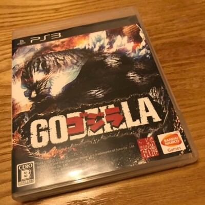 PS3 Playstation 3 Godzilla Bandai namco entertainment Box with manual-image