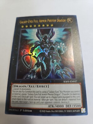 Yu-Gi-Oh! TCG Galaxy-Eyes Full Armor Photon Dragon 25th Anniversary Rarity...-image
