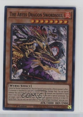 The Abyss Dragon Swordsoul 1st Ed. YuGiOh Photon Hypernova #PHHY-EN005 0rq9-image