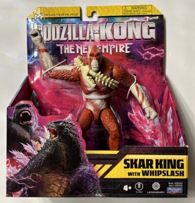 Playmates Godzilla X Kong New Empire 6” Skar King (W Bone Whiplash ) Figure/New-image