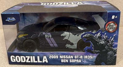 Jada Godzilla 2009 Nissan GT-R (R35) Ben Sopra 1:32 Hollywood Rides NEW -image