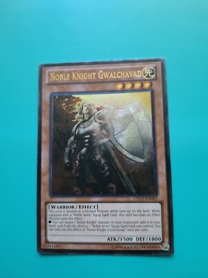 Yugioh - Noble Knight Gwalchavad - Ultimate Rare Unlimited Ed. LTGY-EN081 LP-image