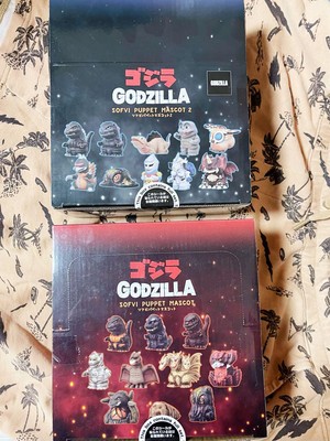 Godzilla Soft Puppet Mascot BOX Set x2-image