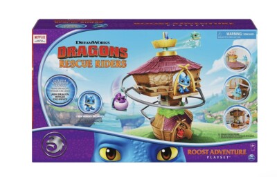 Spin Master Dragons Rescue Riders Roost Adventure Play set with Mini Winger-image