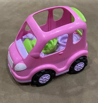 Fisher Price Little People Pink Musical All Around Car or SUV Van 2013 - Sounds-image