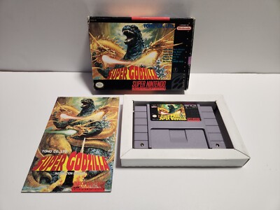 Super Godzilla (Super Nintendo) SNES CIB Complete 1st Print Made in Japan TESTED-image