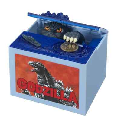 Godzilla Mischief Bank 2021 Renewal Edition Coin Box  Figure New Shine Japan-image