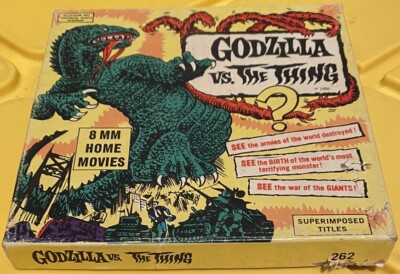 1966 GODZILLA VS THE THING MOTHRA TOHO Giant Monsters 8mm Movie In Box #262 RARE-image