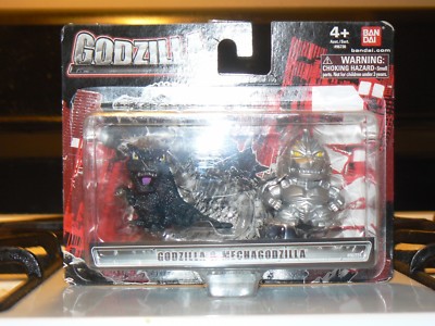 Bandai Godzilla Chibi Figures Box Set Godzilla and Mechagodzilla 2013 -image