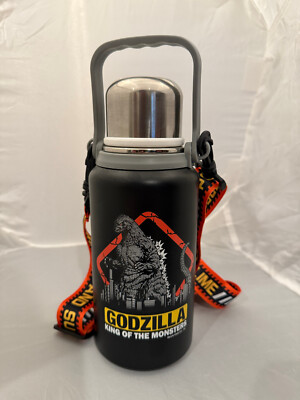 Godzilla King of the Monsters Water Bottle Asia 7-11 Limited Edition 2024 Rare-image