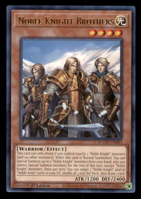 Yugioh Noble Knight Brothers #MAGO-EN083 Maximum Gold LP-image