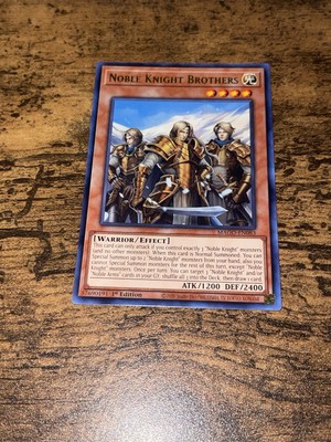 Noble Knight Brothers - MAGO-EN083 - Rare - 1st Ed - TCG - Yugioh-image
