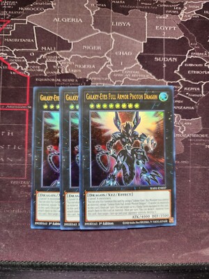 3X Galaxy-Eyes Full Armor Photon Dragon - RA01-EN037 - Ultra Rare - 1st Playset-image