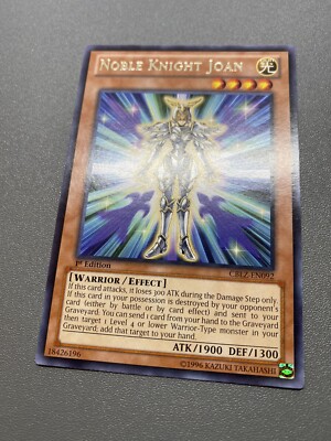 Yu-Gi-Oh! Noble Knight Joan Rare 1st Edition CBLZ-EN092 MP-image