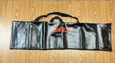 Fisher metal detector bag black padded new-image