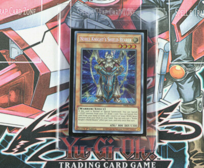 YuGiOh Noble Knight's Shield-Bearer BROL-EN017 1st Edition Secret Rare -image