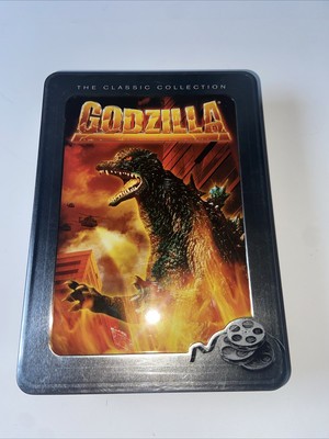 Godzilla 3 DVD Classic Collection Tin Box All Three DVD SEALED!-image
