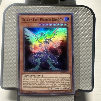 YUGIOH GALAXY-EYES PHOTON DRAGON LED3-EN039 1ST SUPER (NM)-image