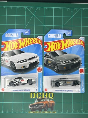 2024 Hot Wheels🔥 NISSAN SKYLINE GT-R GODZILLA SET 🔥 BCNR33 -NOT Super Treasure-image