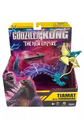 Godzilla Kong The New Empire Tiamat With Submarine Figure NEW Playmates Toy 2024-image