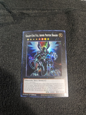 Galaxy-Eyes Full Armor Photon Dragon Super Rare RA01 1st ED NM Yugioh-image