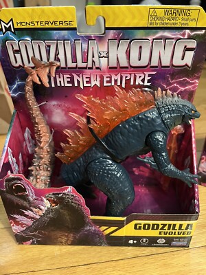🔥 Godzilla X Kong: The New Empire Godzilla Evolved Action Figure 2024 5.5 Inch-image