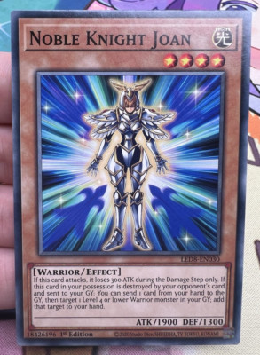 Noble Knight Joan LED8-EN030 1st Edition Yugioh Trading Card Game 🪷-image